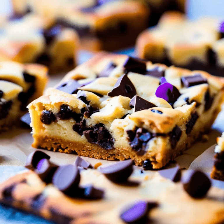 Chocolate Chip Blondies