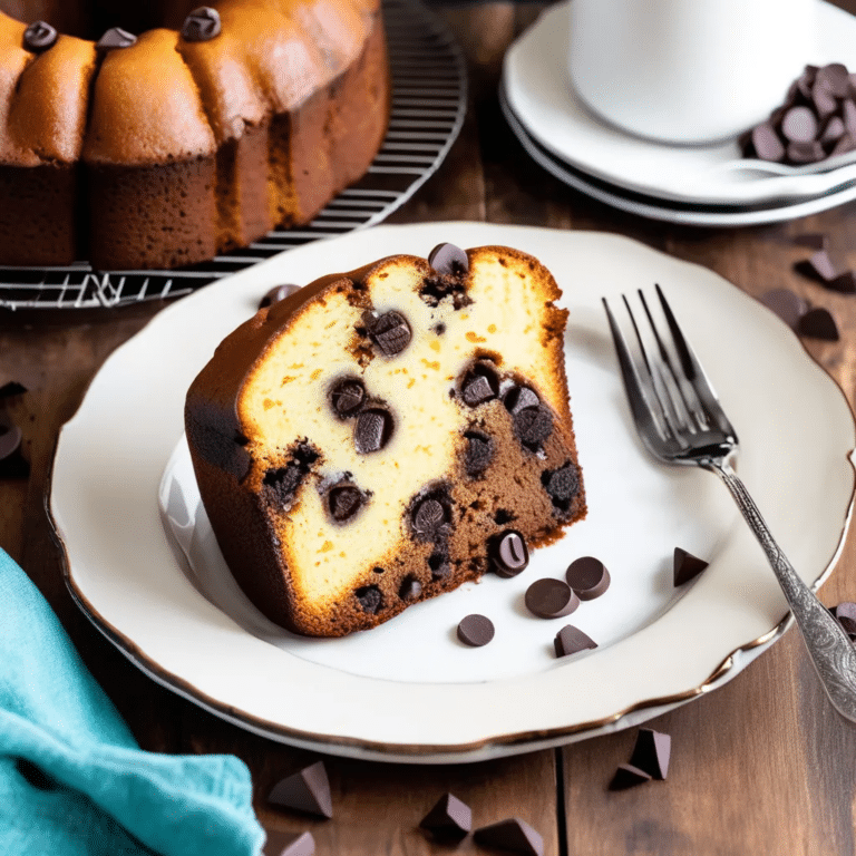 Chocolate Chip Pound Cake