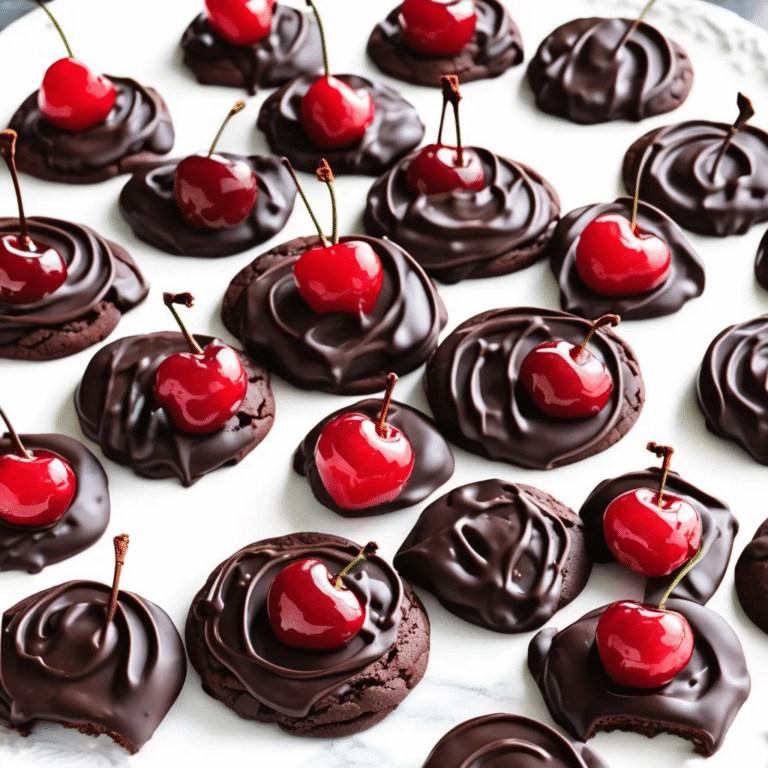 Chocolate-Covered Cherry Cookies