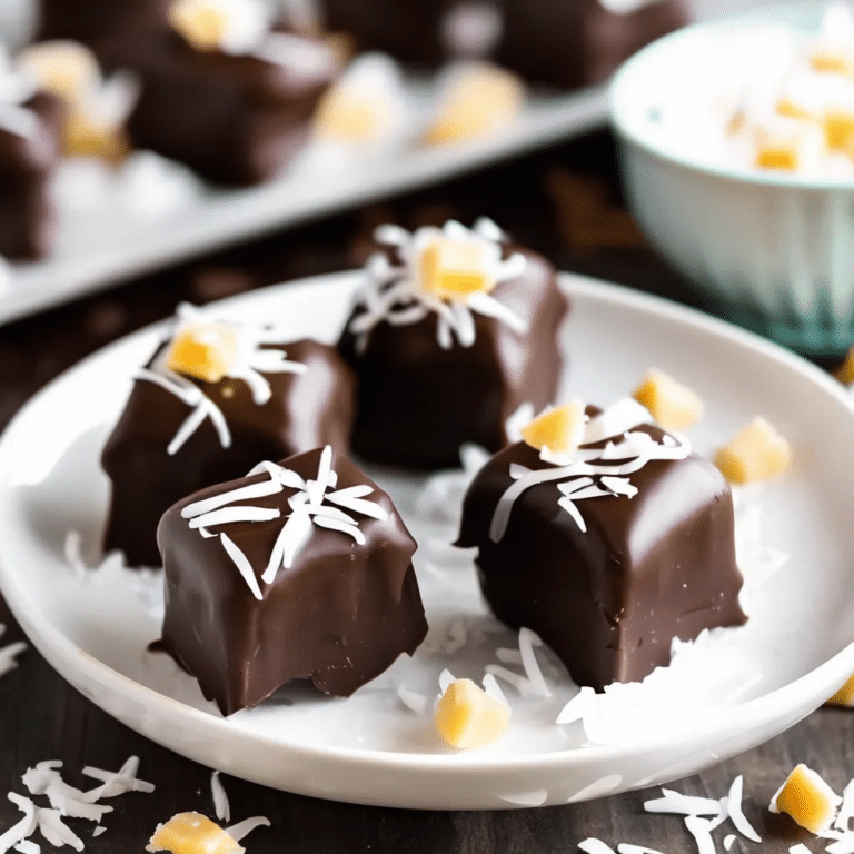 Chocolate-Covered Coconut Candy
