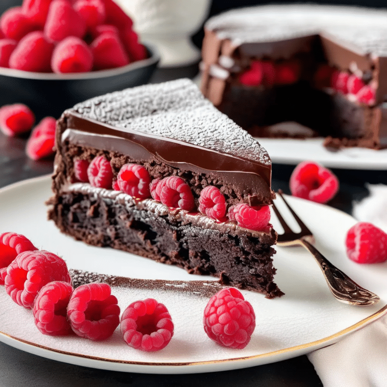 Chocolate Raspberry Torte