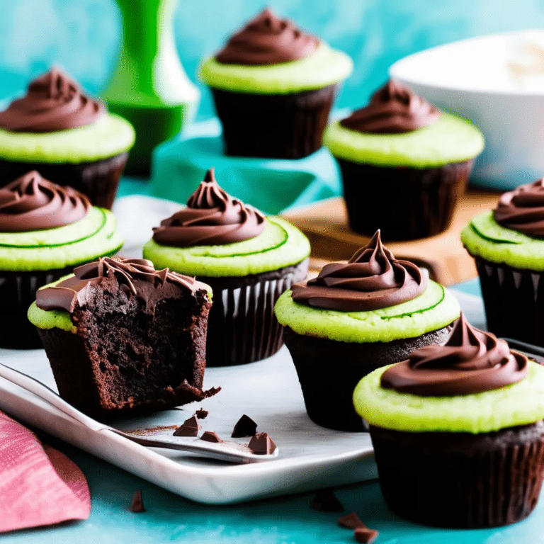 Chocolate Zucchini Cupcakes