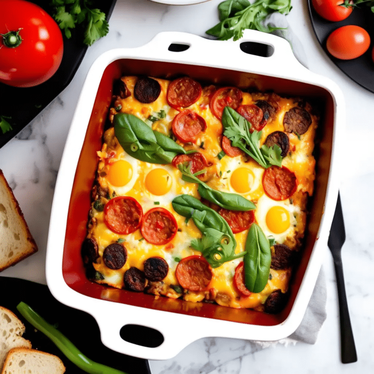 Chorizo Egg Casserole