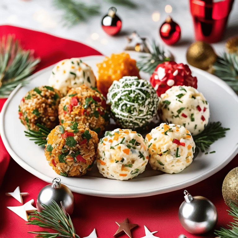Christmas Cheese Balls