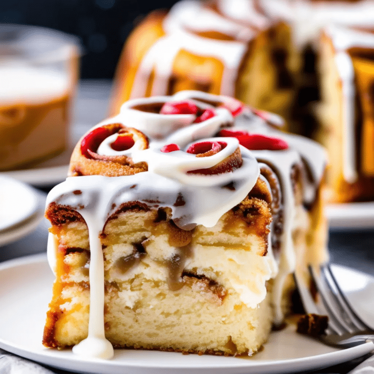 Cinnamon Roll Cake