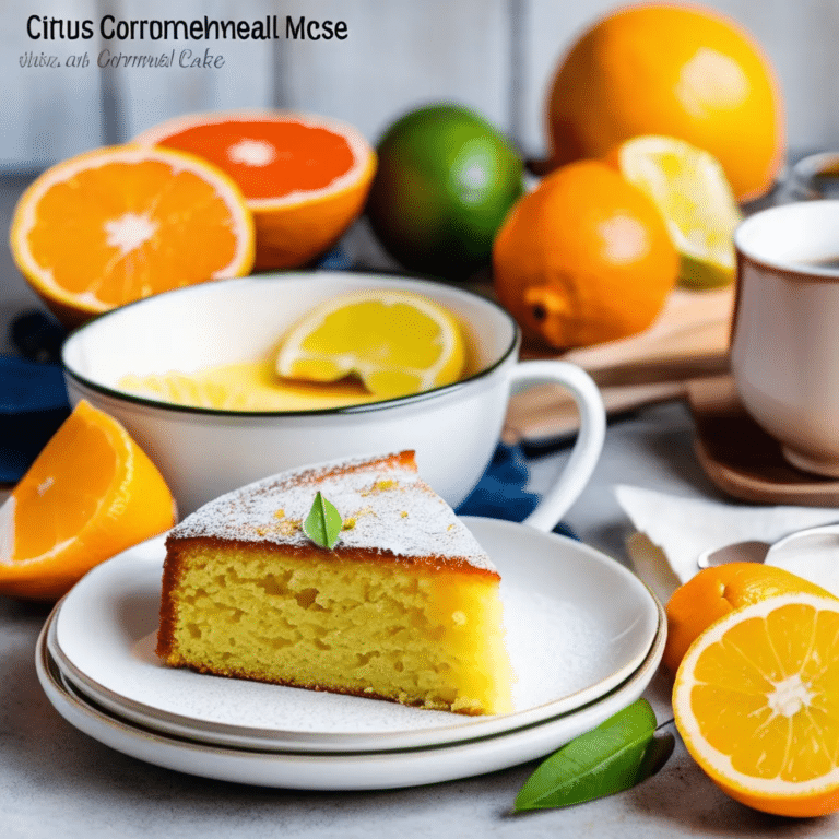 Citrus Cornmeal Cake
