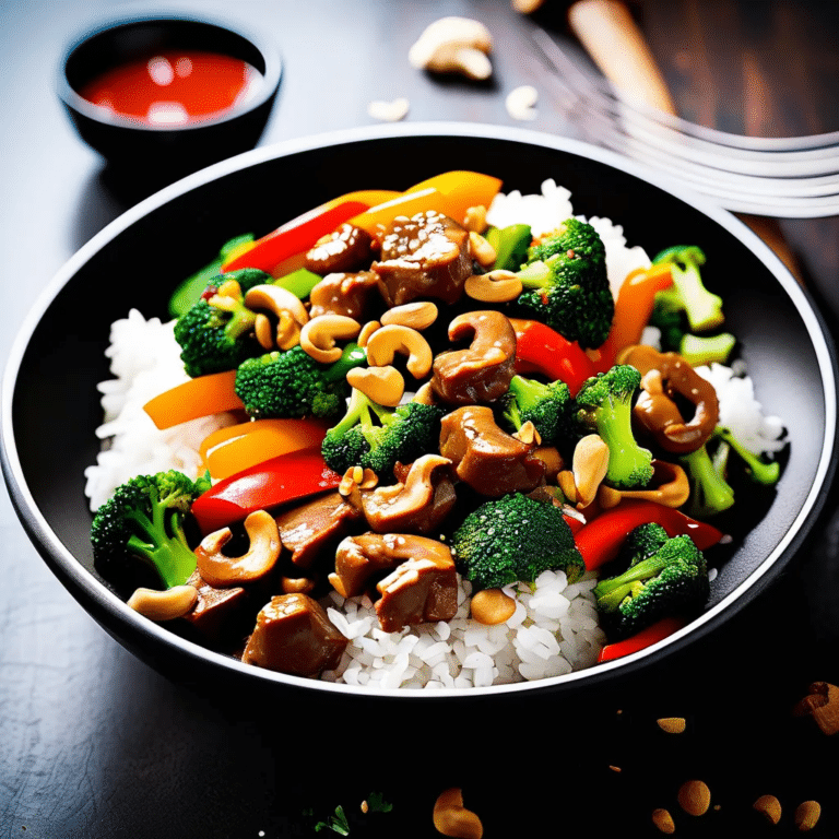 Classic Cashew Beef