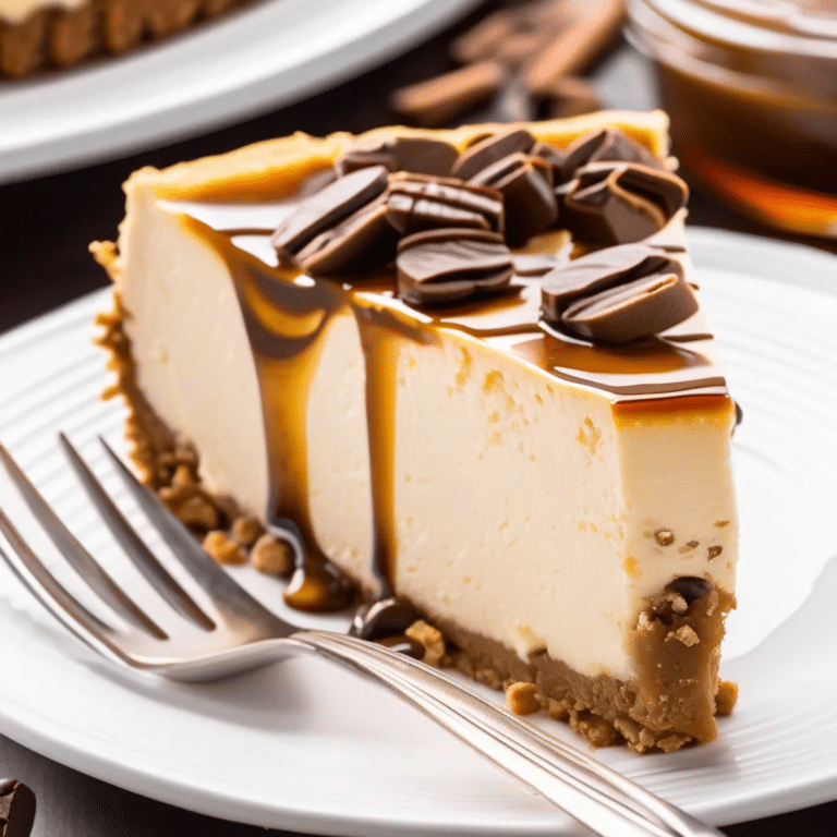 Coffee Toffee Cheesecake
