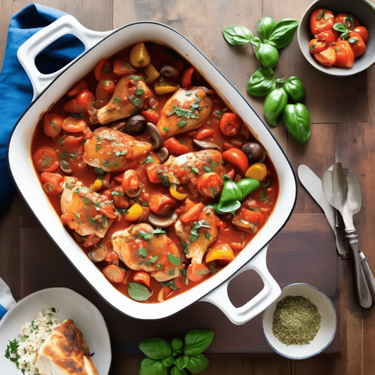 Contest-Winning Chicken Cacciatore