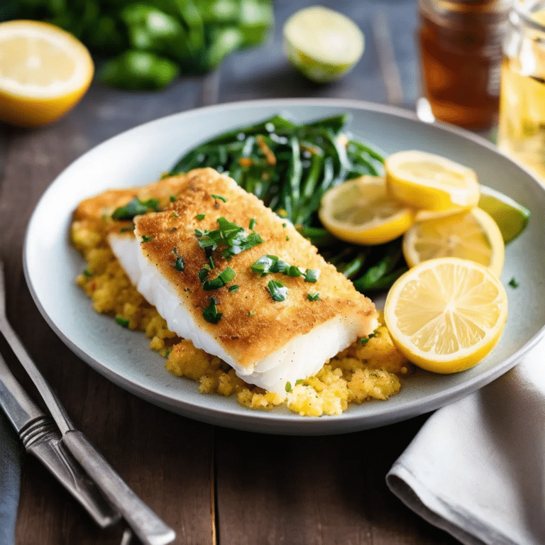 Cornmeal-Crusted Cod