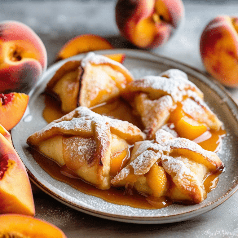 Country Peach Dumplings