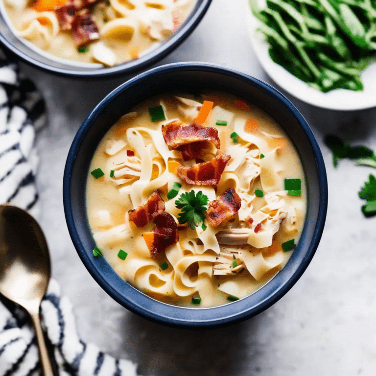 Crack Chicken Noodle Soup