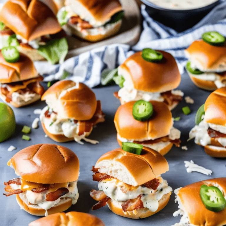 Crack Chicken Sliders