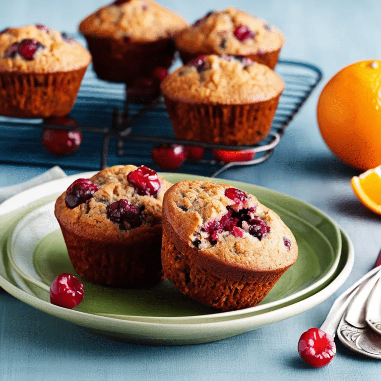 Cran-Orange Bran Muffins
