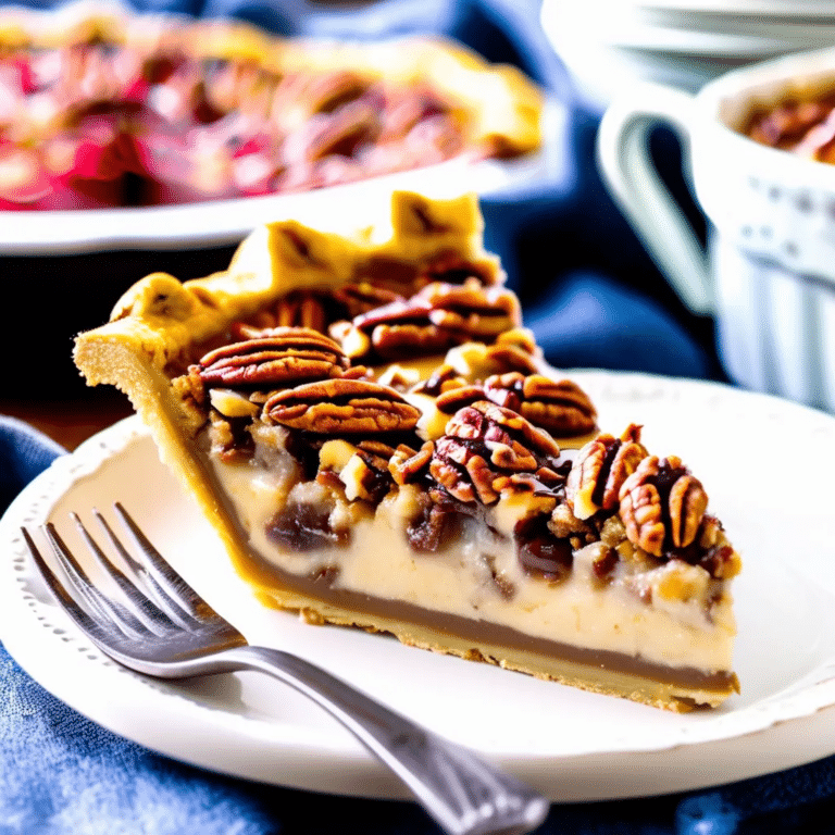 Creamy Banana Pecan Pie