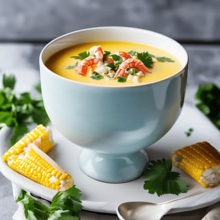 Creamy Corn Crab Soup