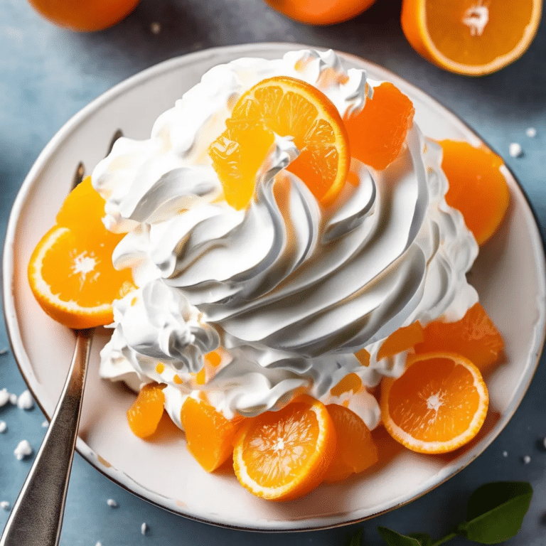 Creamy Orange Fluff