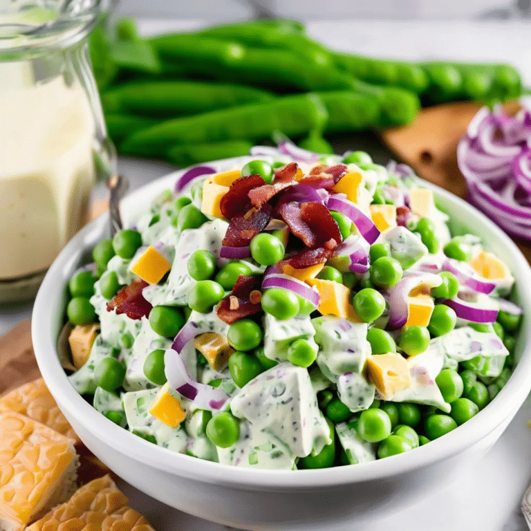 Creamy Pea Salad