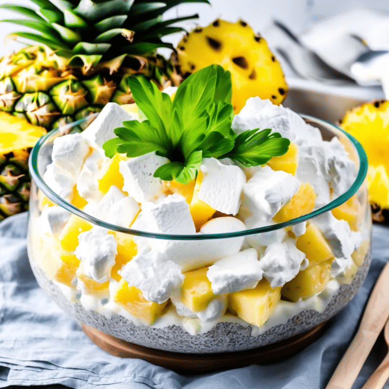 Creamy Pineapple Fluff Salad