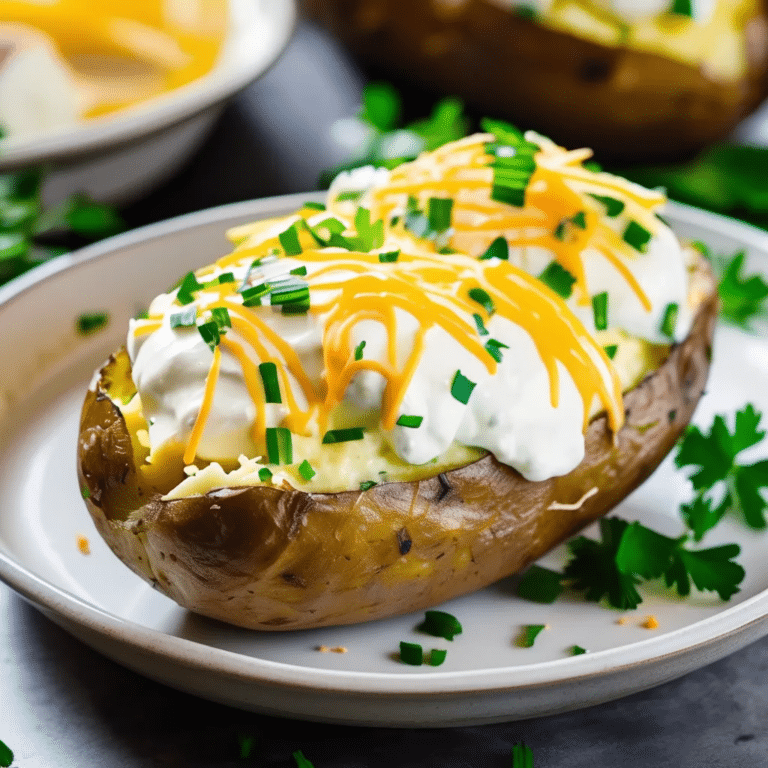 Creamy Stuffed Baked Potatoes