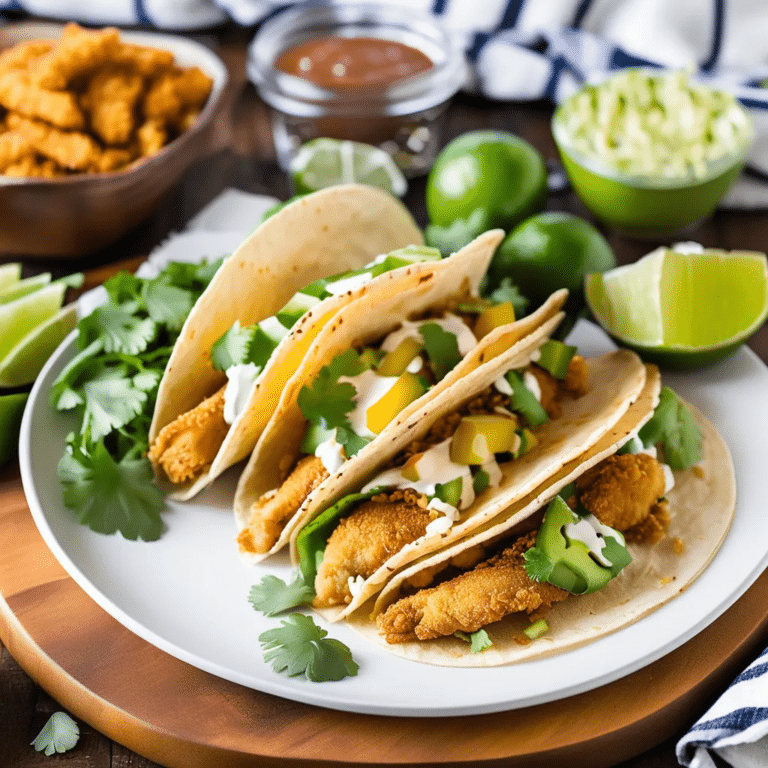 Crispy Chicken Tacos