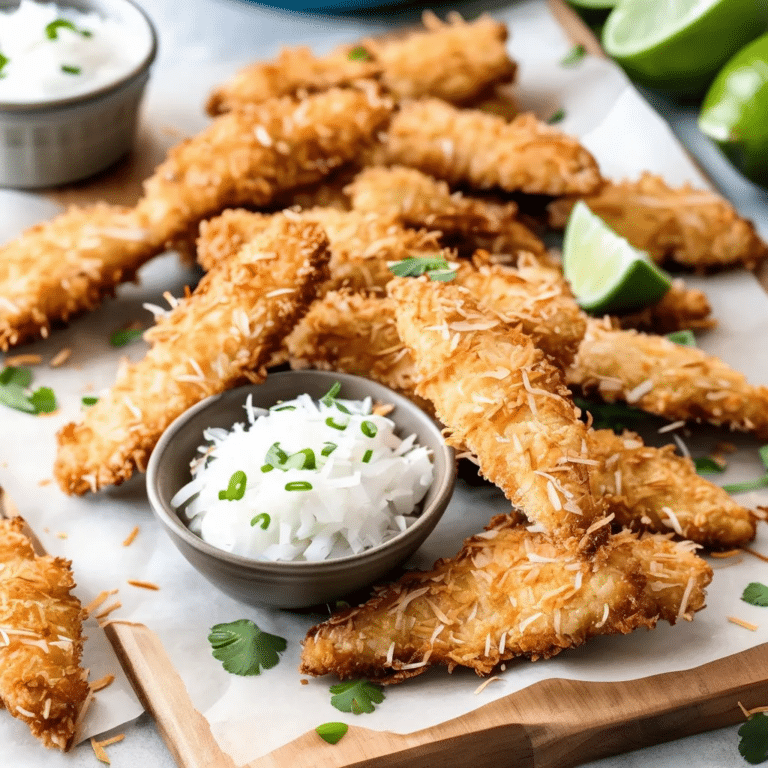 Crispy Coconut Chicken Tenders