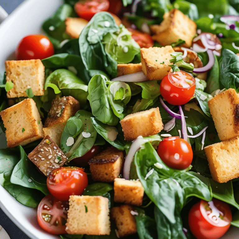 Crispy Crouton Salad