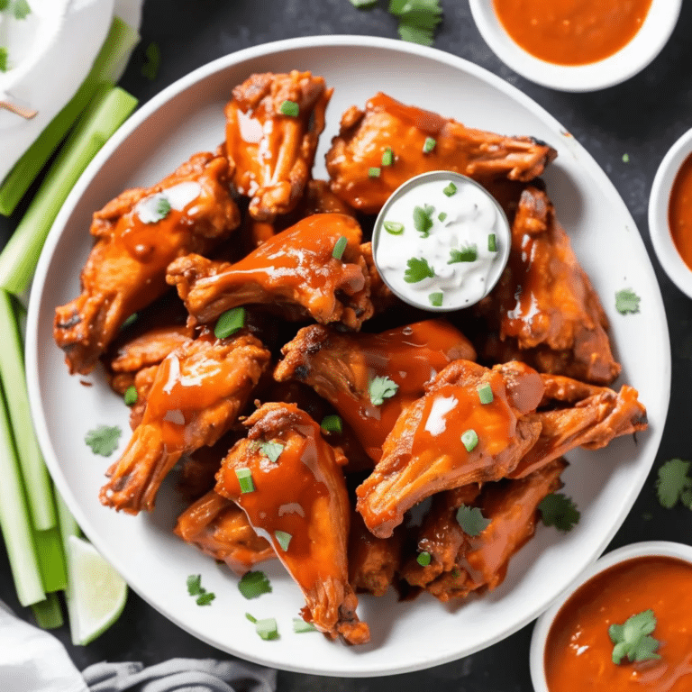 Crockpot Buffalo Chicken Wings