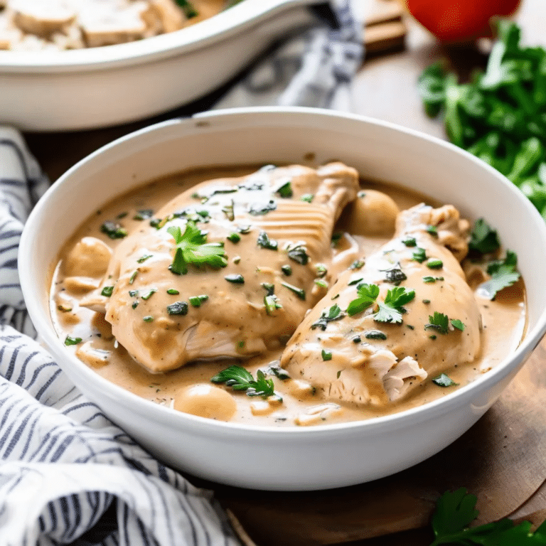 Crockpot Chicken & Gravy