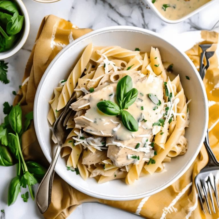 Crockpot Olive Garden Chicken Pasta