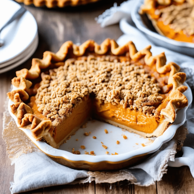 Crunchy Sweet Potato Pie