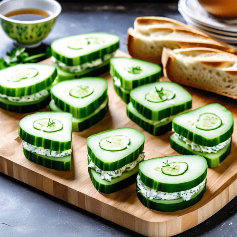 Cucumber Sandwiches