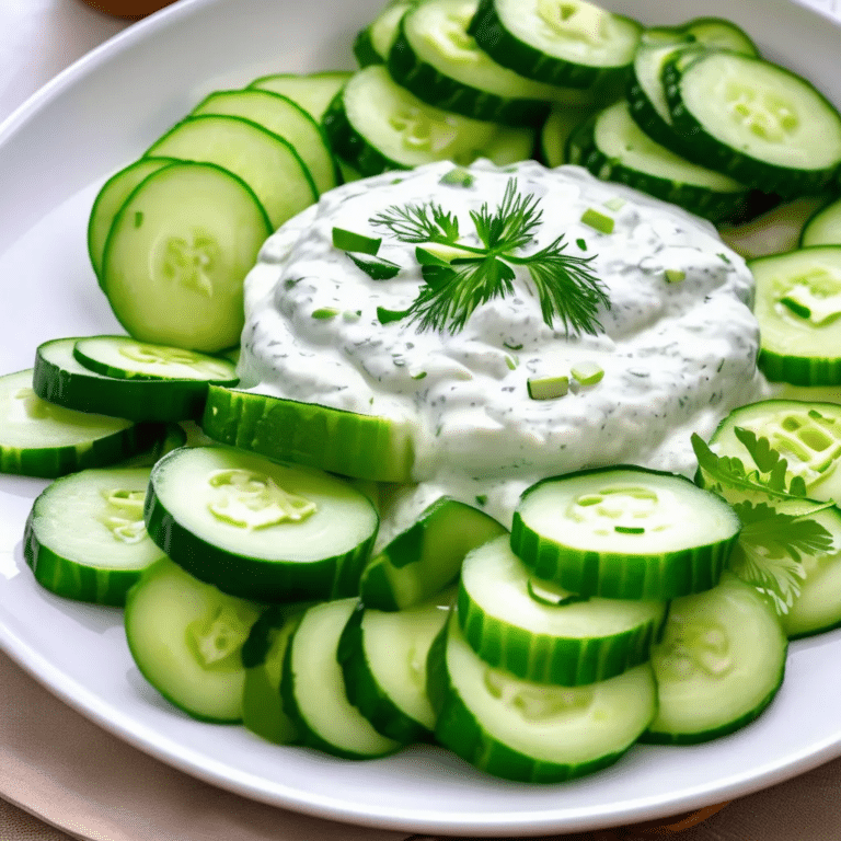 Cucumbers In Cream