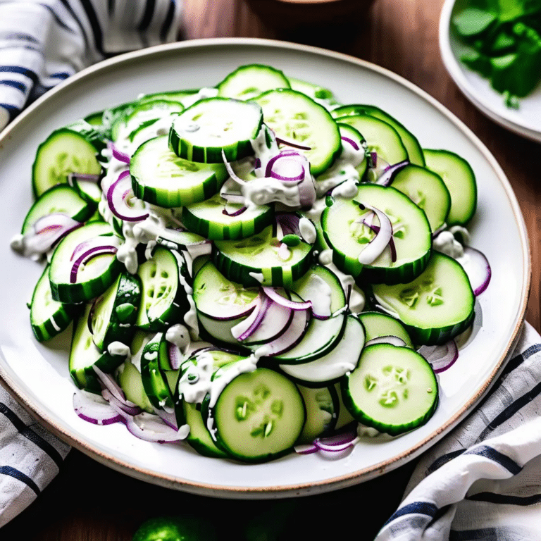 Cucumbers In Cream