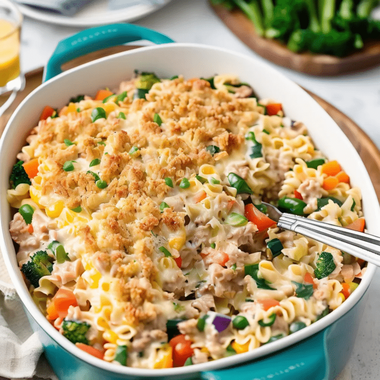 De-Lightful Tuna Casserole