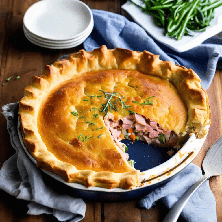 Deep-Dish Ham Pie