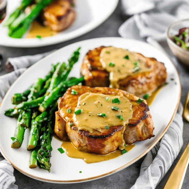 Dijon Pork Chops