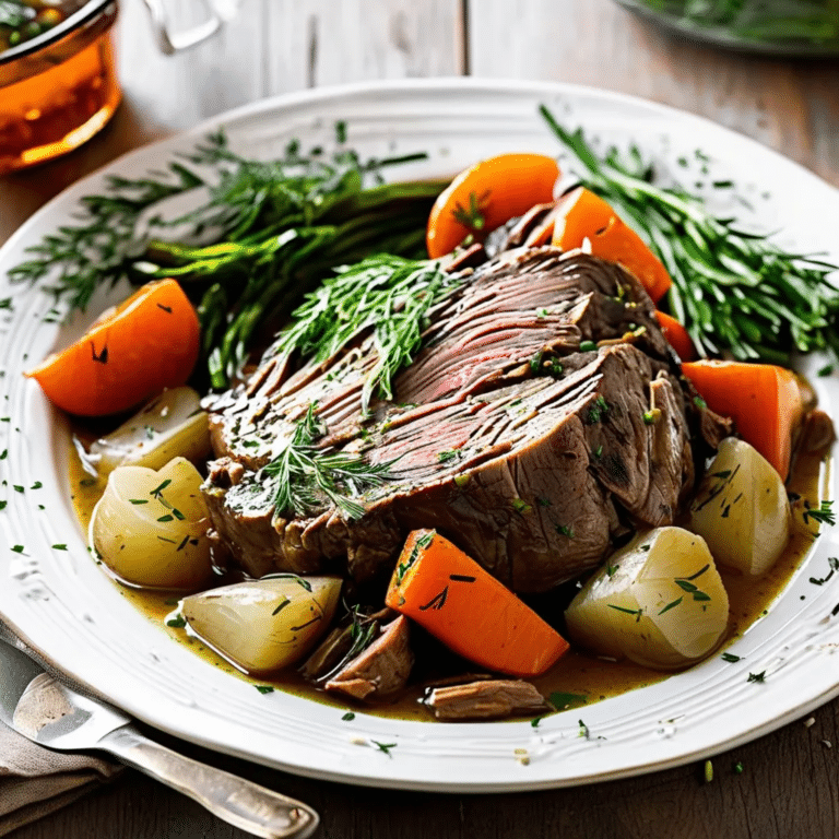 Dilled Pot Roast
