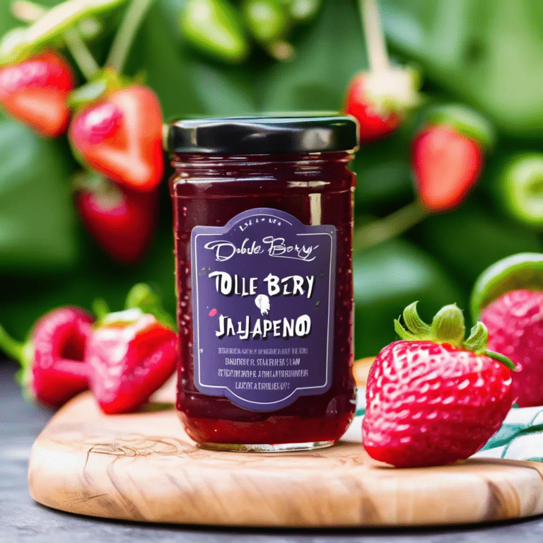 Double-Berry Jalapeno Jam