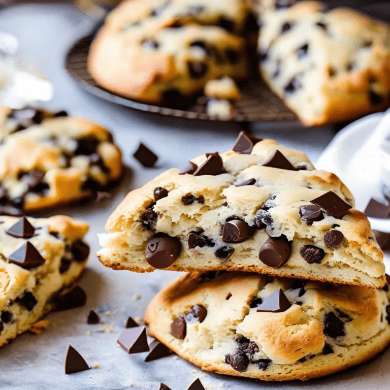 Easy Chocolate Chip Scones