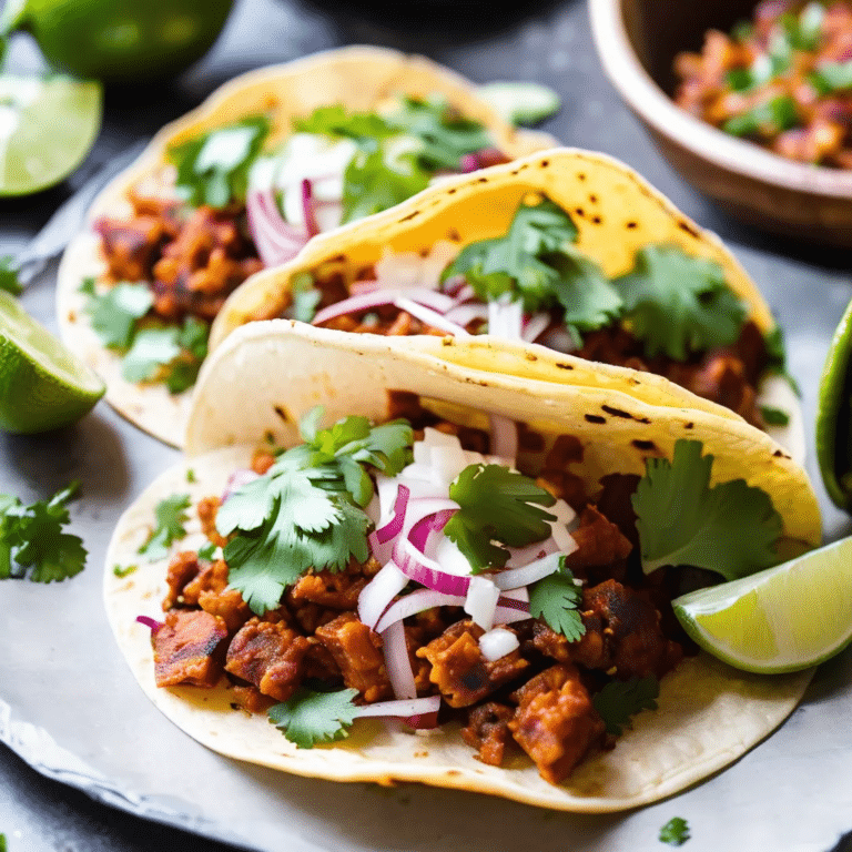 Easy Chorizo Street Tacos