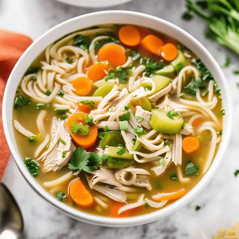 Easy Instant Pot Chicken Noodle Soup
