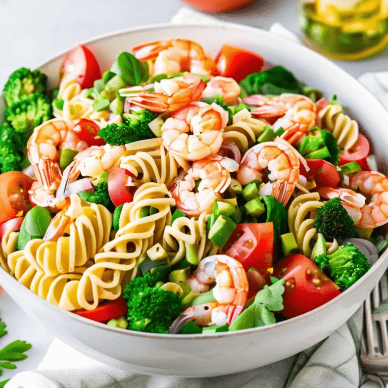 Easy Shrimp Pasta Salad
