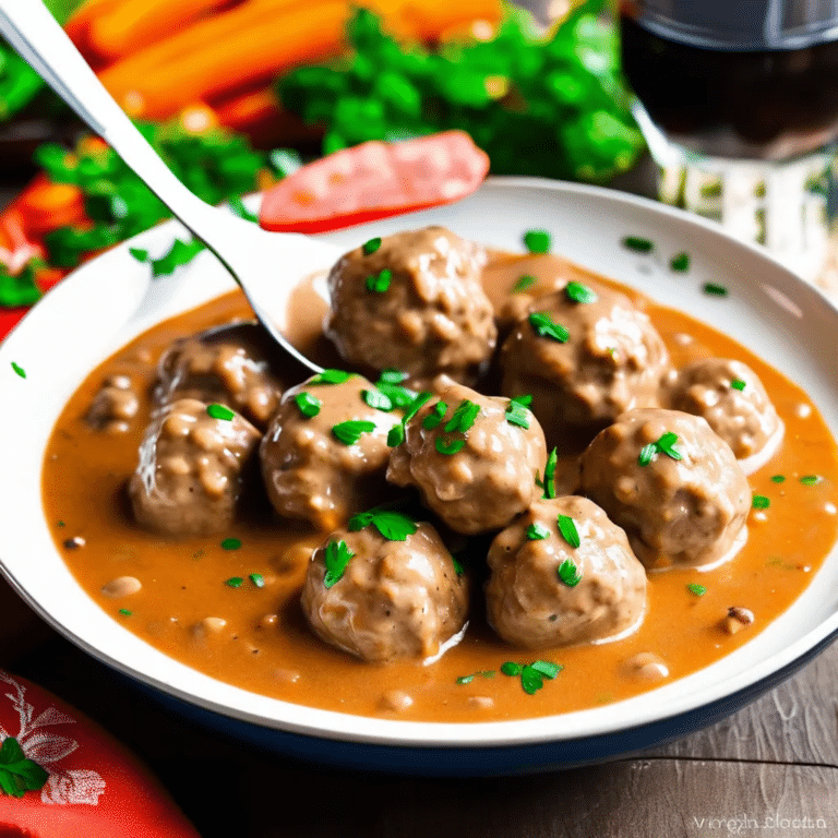 Easy Swedish Meatball Sauce