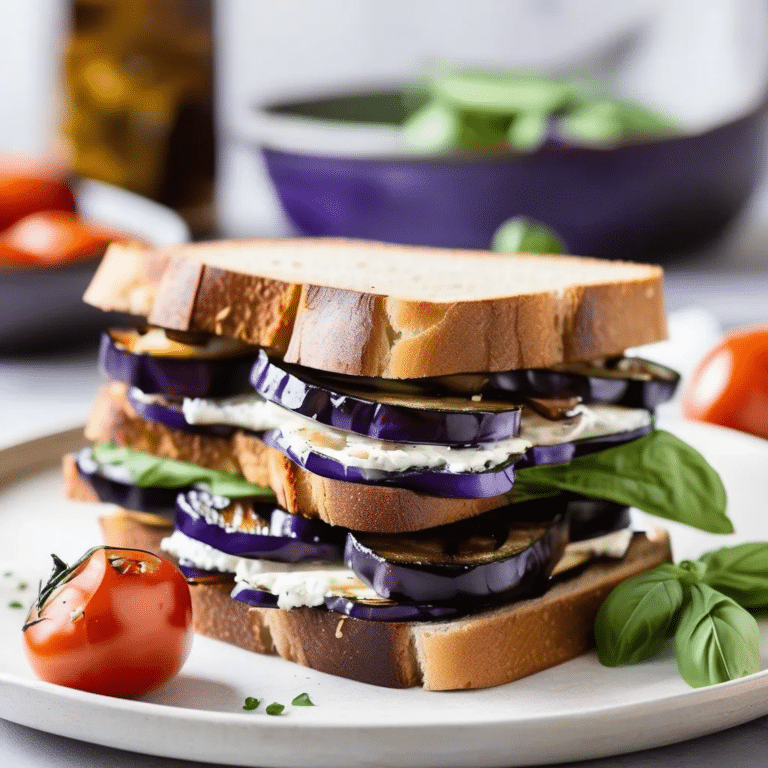 Eggplant Sandwiches