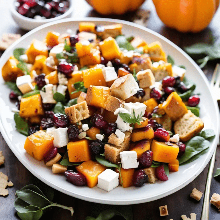 Fall Panzanella Salad