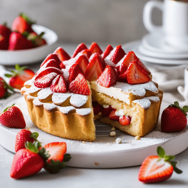 Frangipane Strawberry Shortcake