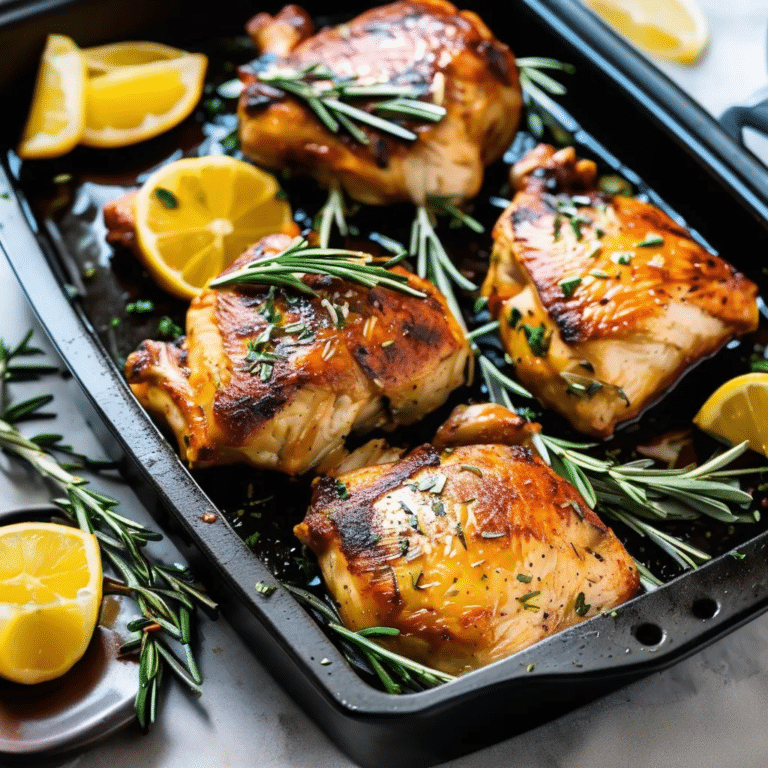 Fresh Rosemary Chicken Thighs