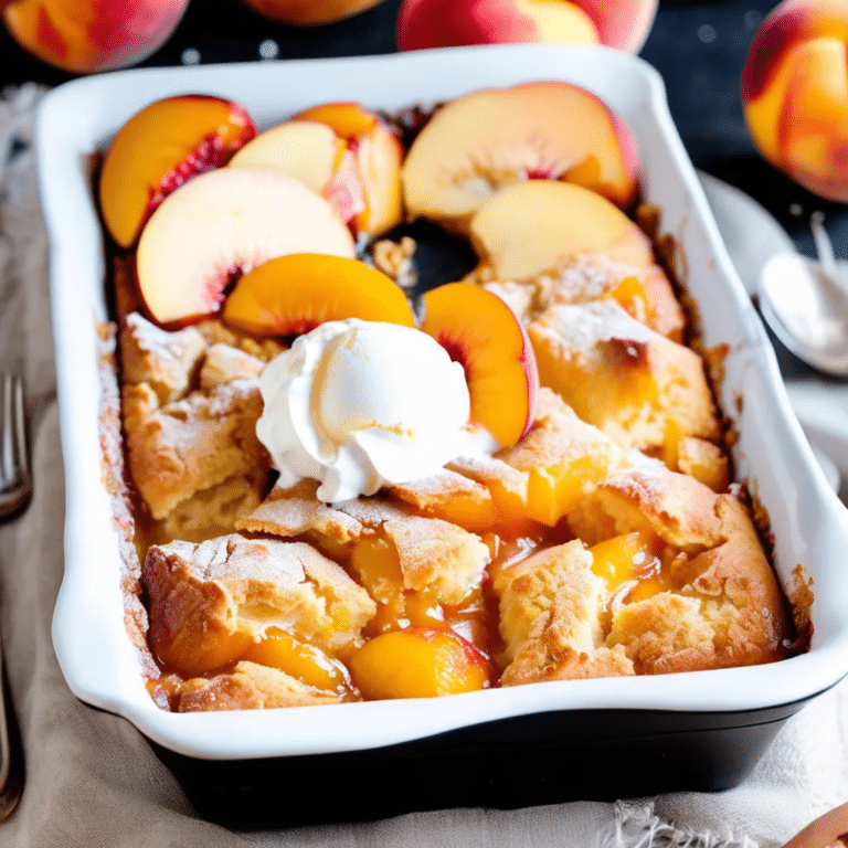 Fresh Southern Peach Cobbler