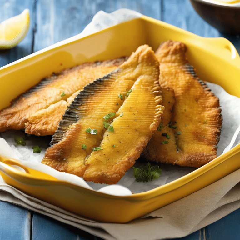 Fried Bluegill Fillets